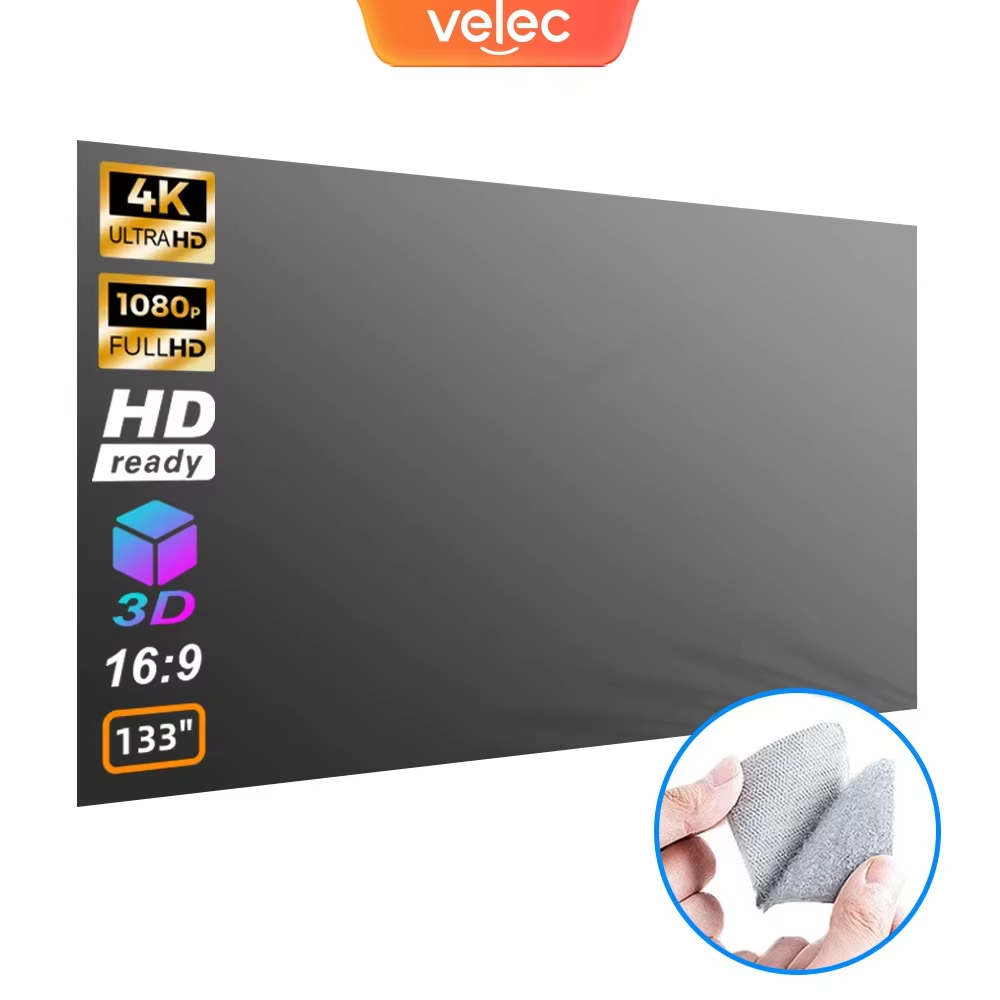 Home Cinema Projector Screen - Pantalla de Proyector Universal de 80/100/120