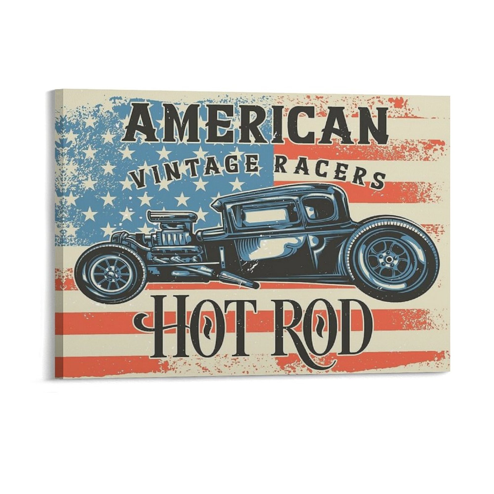 Home Cinema Wall Design - Pintura en lienzo de Hot Rod