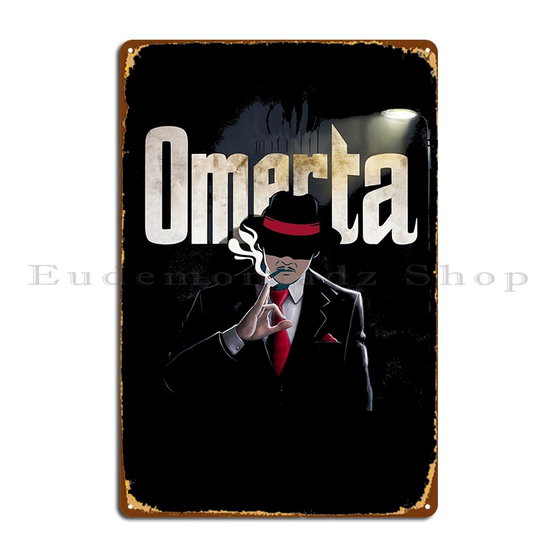Home Cinema Wall Design - Omerta-placa de Metal para decoración de