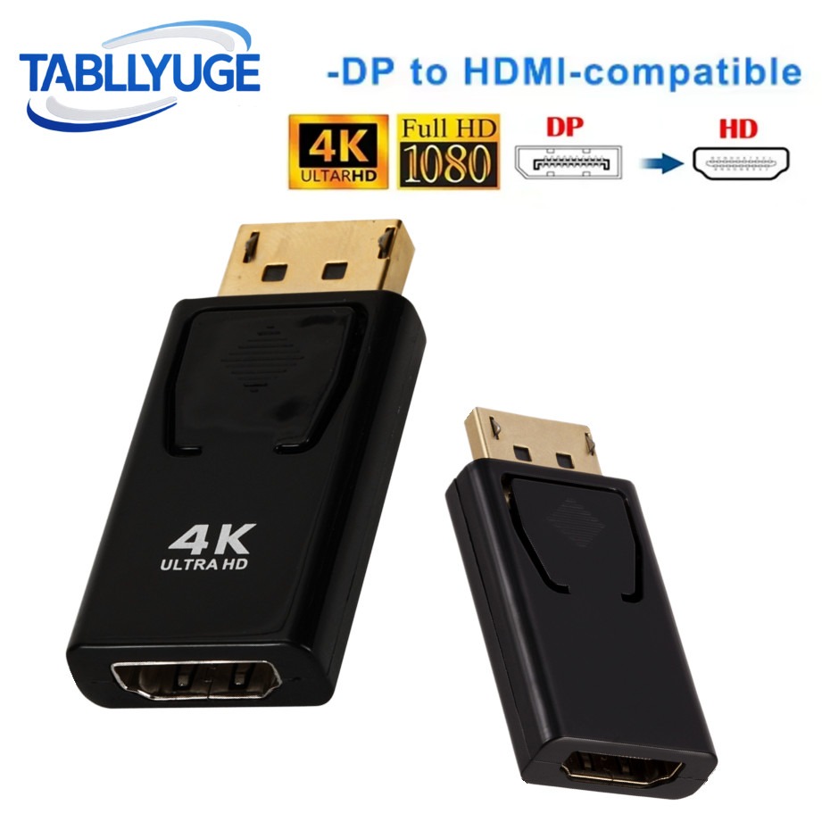 Home Cinema Projector 4K - Adaptador Compatible con DisplayPort a HDMI
