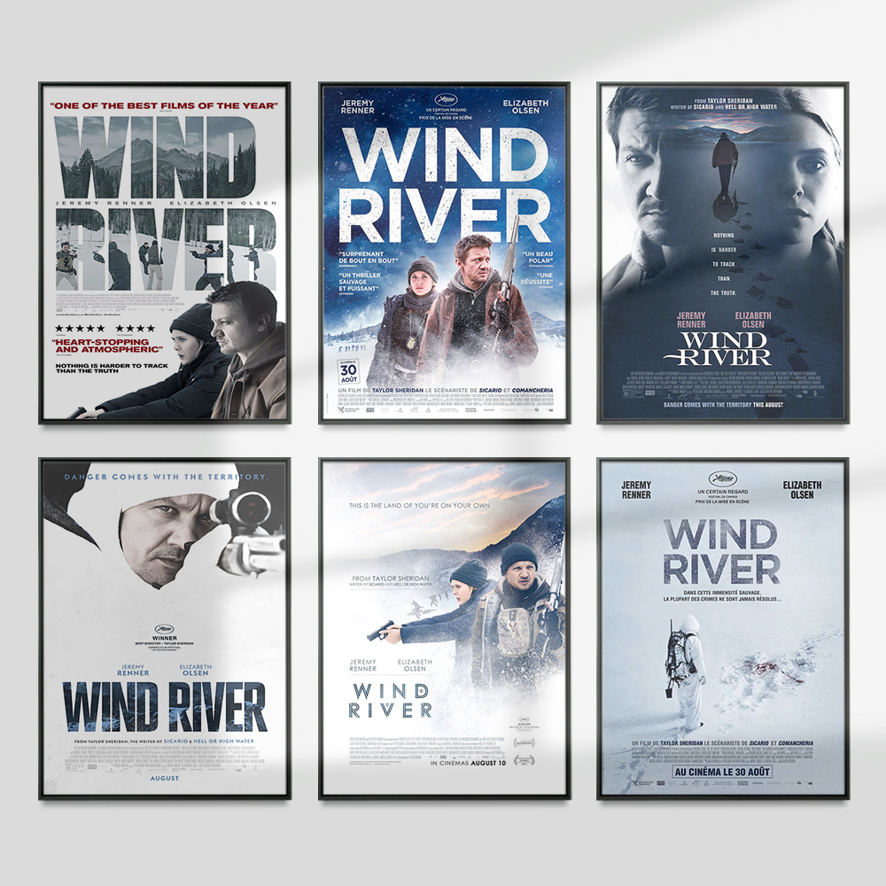 Home Cinema Films - Póster de película Wind River, pegatinas