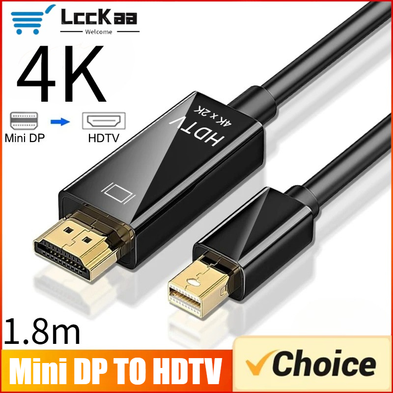 Home Cinema Projector 4K - Convertidor de Cable 4K Mini DisplayPort