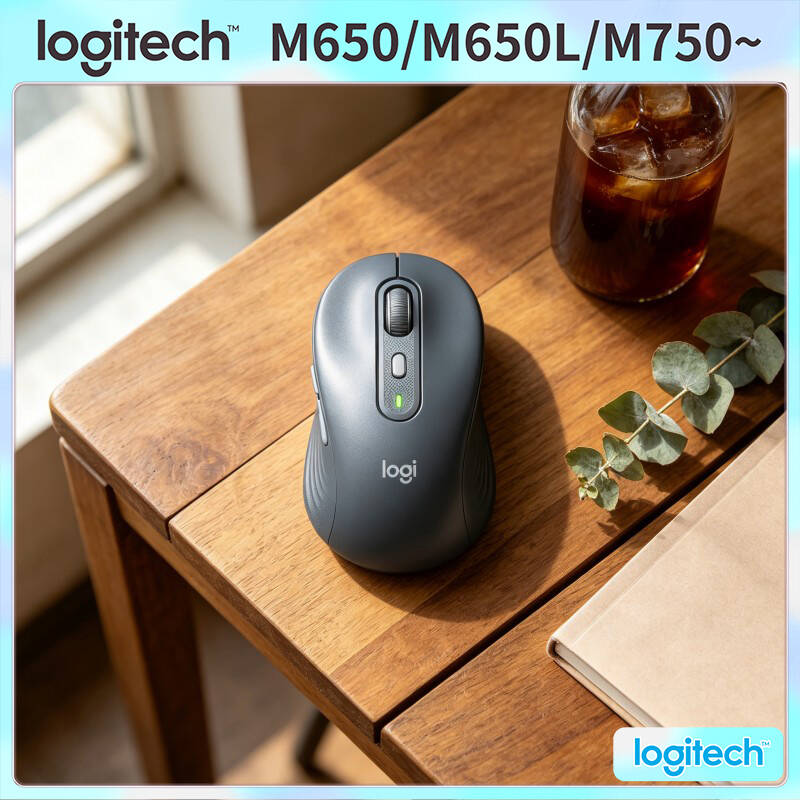 Logitech Home Cinema - Ratón Ergonómico Inalámbrico Logitech M650 -