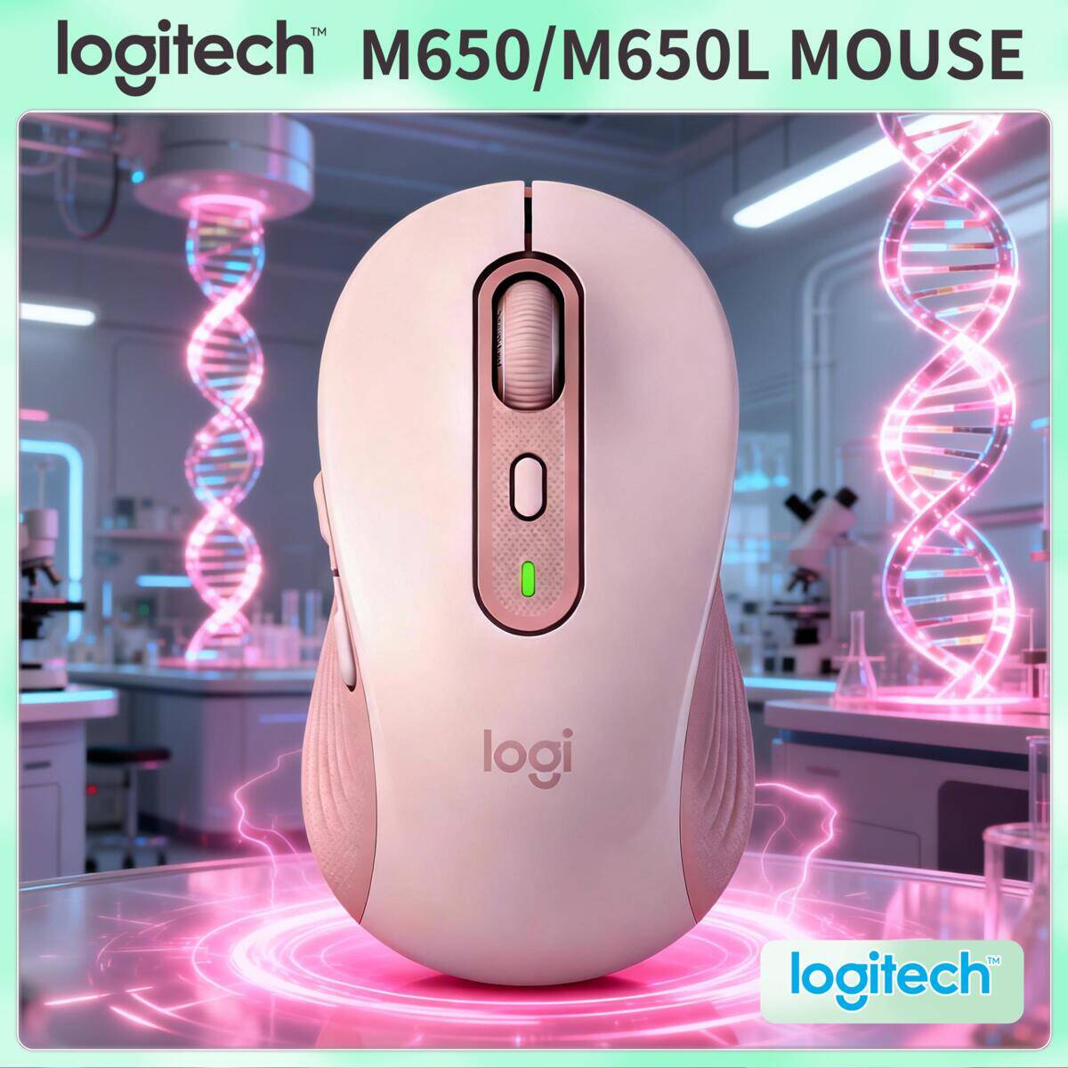 Logitech Home Cinema - Ratón Bluetooth multidispositivo Logitech M650 y