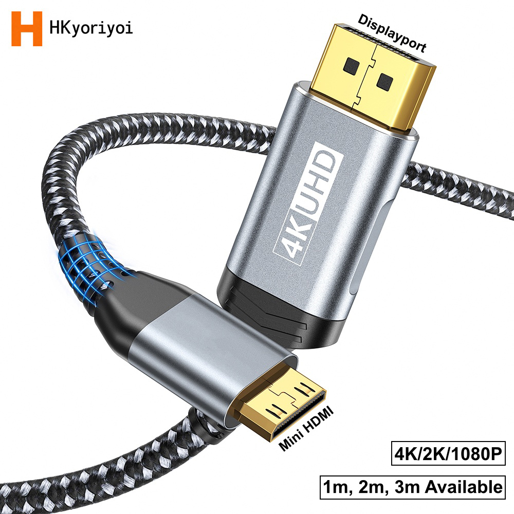 Home Cinema Projector 4K - Cable DisplayPort a Mini HDMI UHD