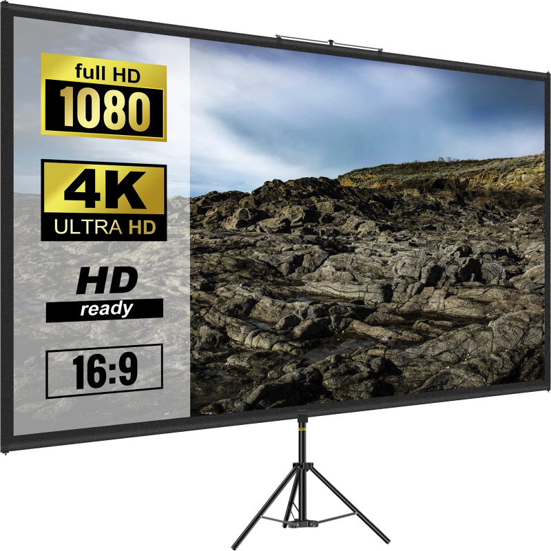 Home Cinema Projector Screen - Pantalla de Proyección de 100 Pulgadas
