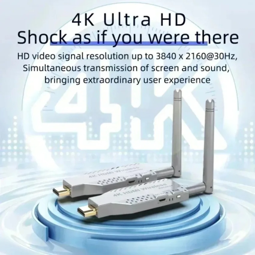 Home Cinema Projector Screen - Kit de receptor y transmisor HDMI