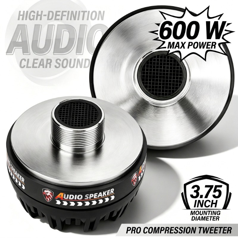 Audio Home Cinema - 2 Altavoces de Agudos de Titanio