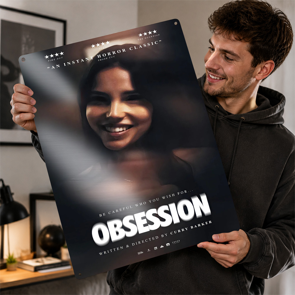 Home Cinema Films - Póster Metálico de la Película Obsession,