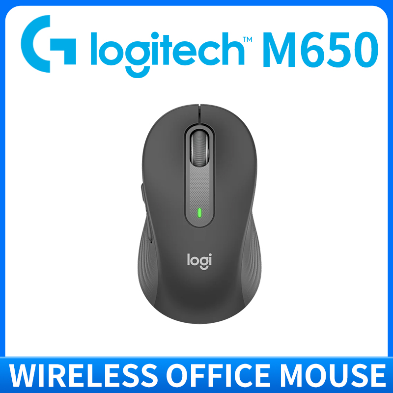 Logitech Home Cinema - Ratón Ergonómico Inalámbrico Logitech M650/M650L -
