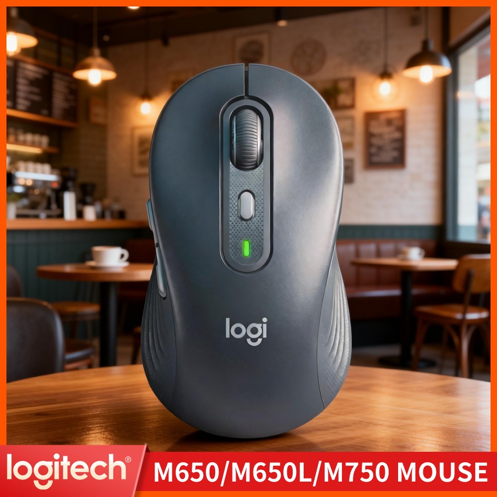 Logitech Home Cinema - Ratón Inalámbrico Logitech M650/M650L - Agarre