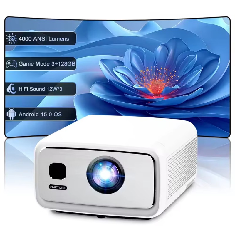 Home Cinema Projector Screen - Proyector D10S 4K con Chip V660,