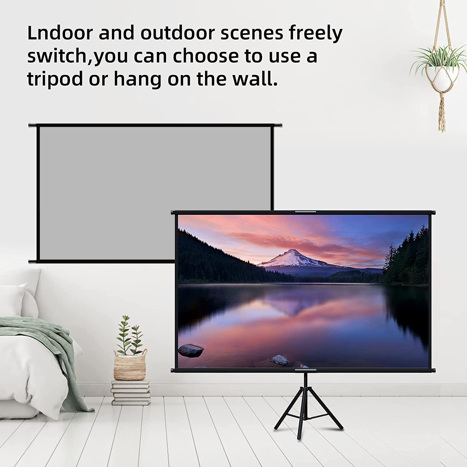 Pantalla de proyector VEIDADZ  - Home Cinema Projector Screen reseña y precio