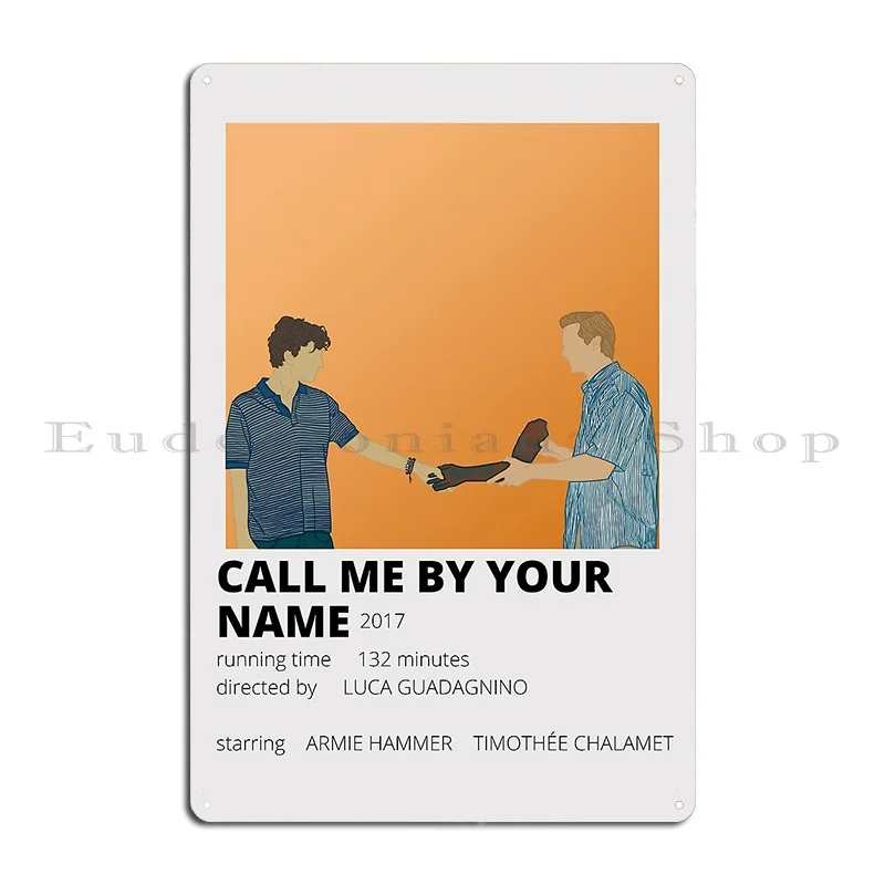 Cartel de Metal Call Me, Mural - Home Cinema Wall Design reseña y precio