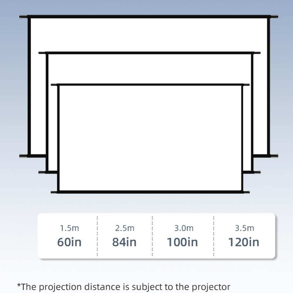 Pantalla de proyección VEIDADZ - Home Cinema Projector Screen reseña y precio