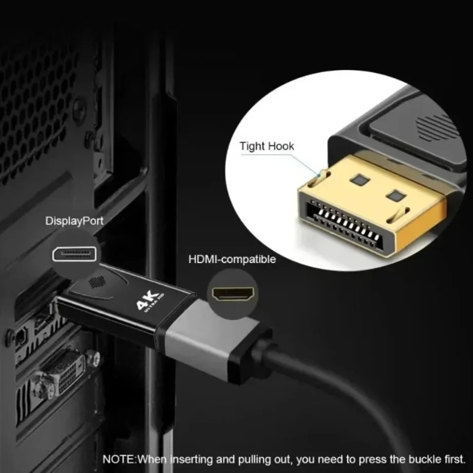 Adaptador convertidor DP Displ - Home Cinema Projector 4K reseña y precio