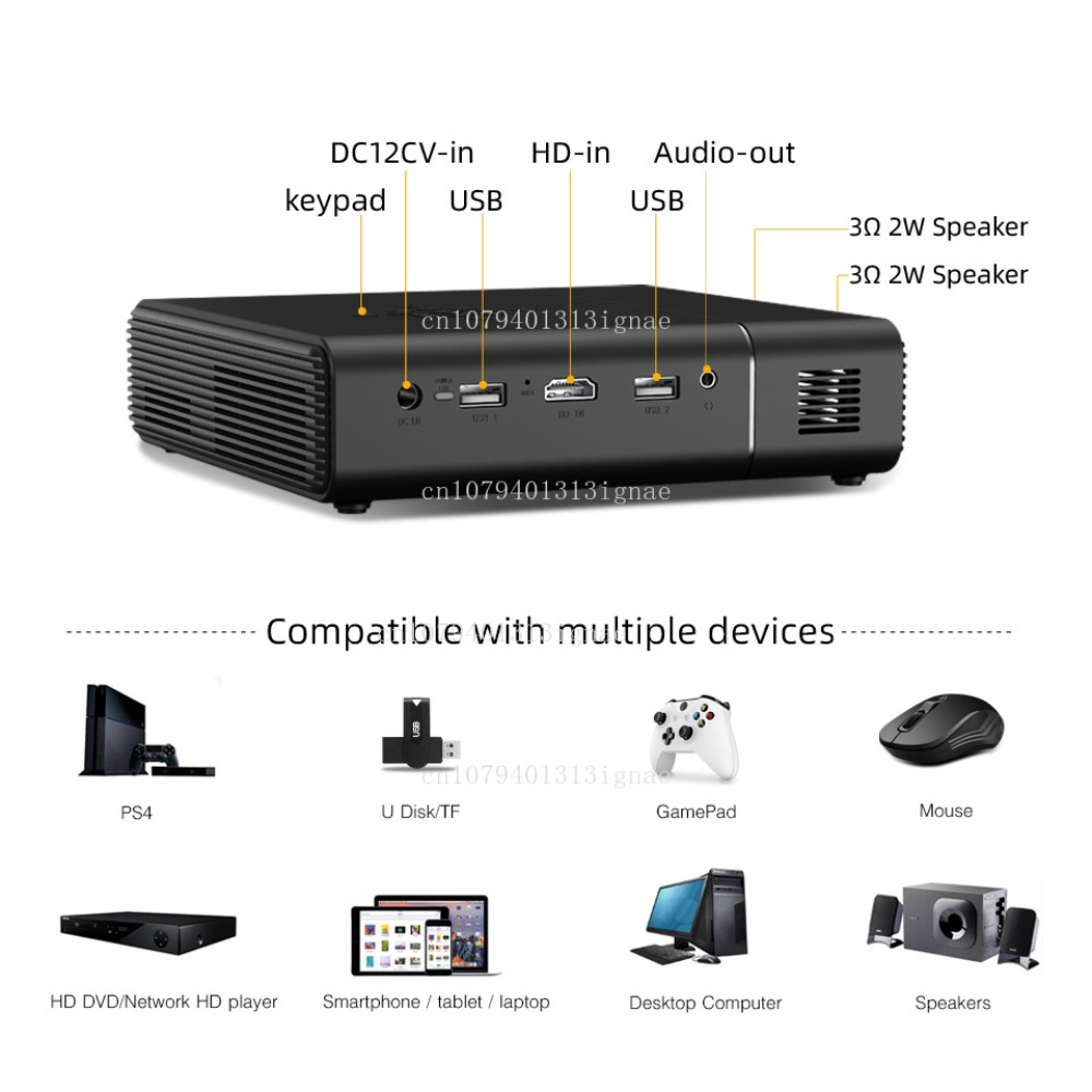 U30 Venta superior Proyector 3 - Home Cinema Projector 4K reseña y precio