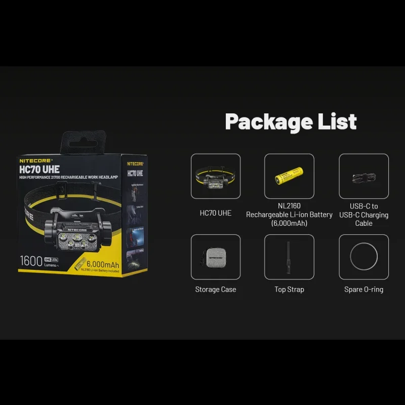 NITECORE HC70 UHE 1600 lúmenes - Home Cinema Imax reseña y precio