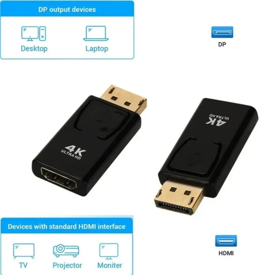 Adaptador Compatible con Displ - Home Cinema Projector 4K reseña y precio