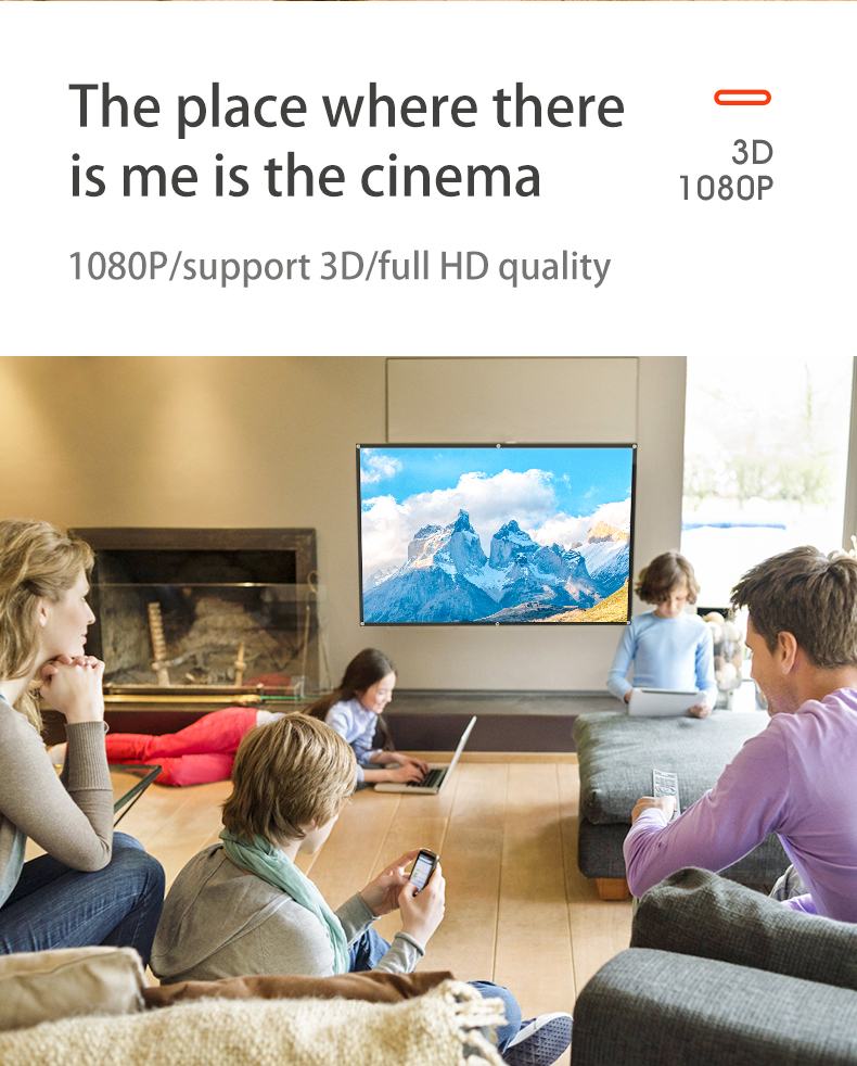 Cortina de proyección MIXITO 1 - Home Cinema Projector Screen reseña y precio