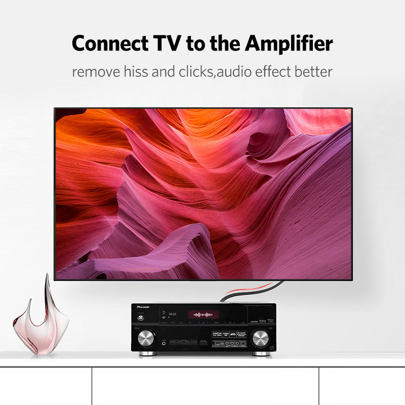 Ugreen-Cable de audio para dis - Audio Home Cinema reseña y precio