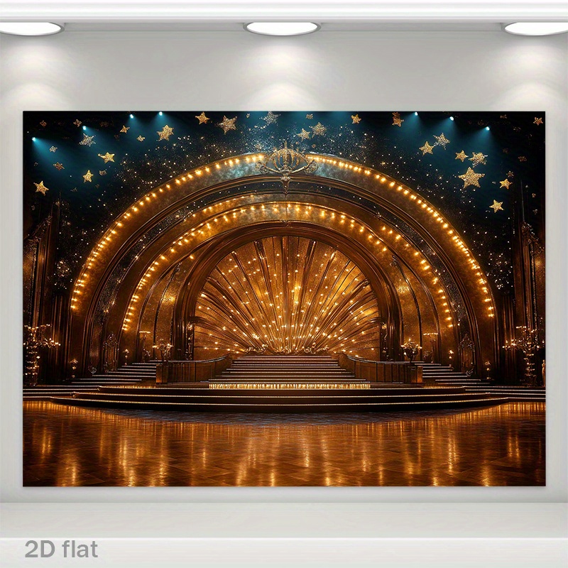 Luces de Arco Doradas de Lujo  - Home Cinema Wall Lights reseña y precio