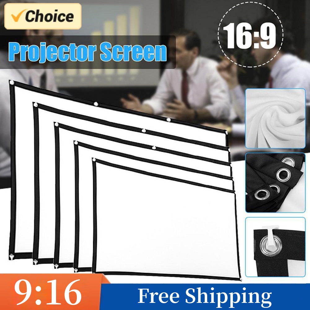 Pantalla de proyector portátil - Home Cinema Projector Screen reseña y precio