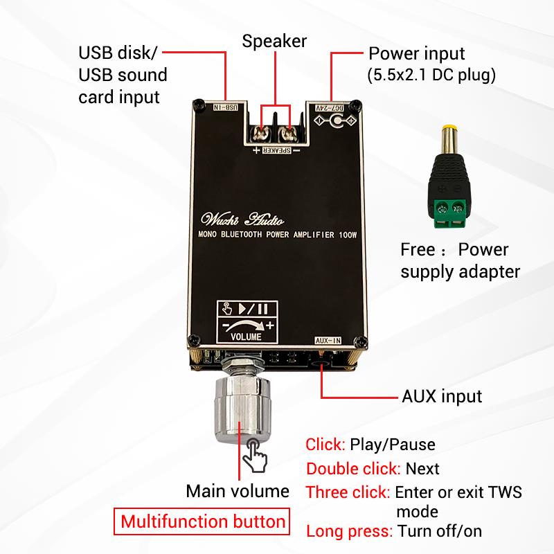 Módulo Amplificador de Audio B - Audio Home Cinema reseña y precio