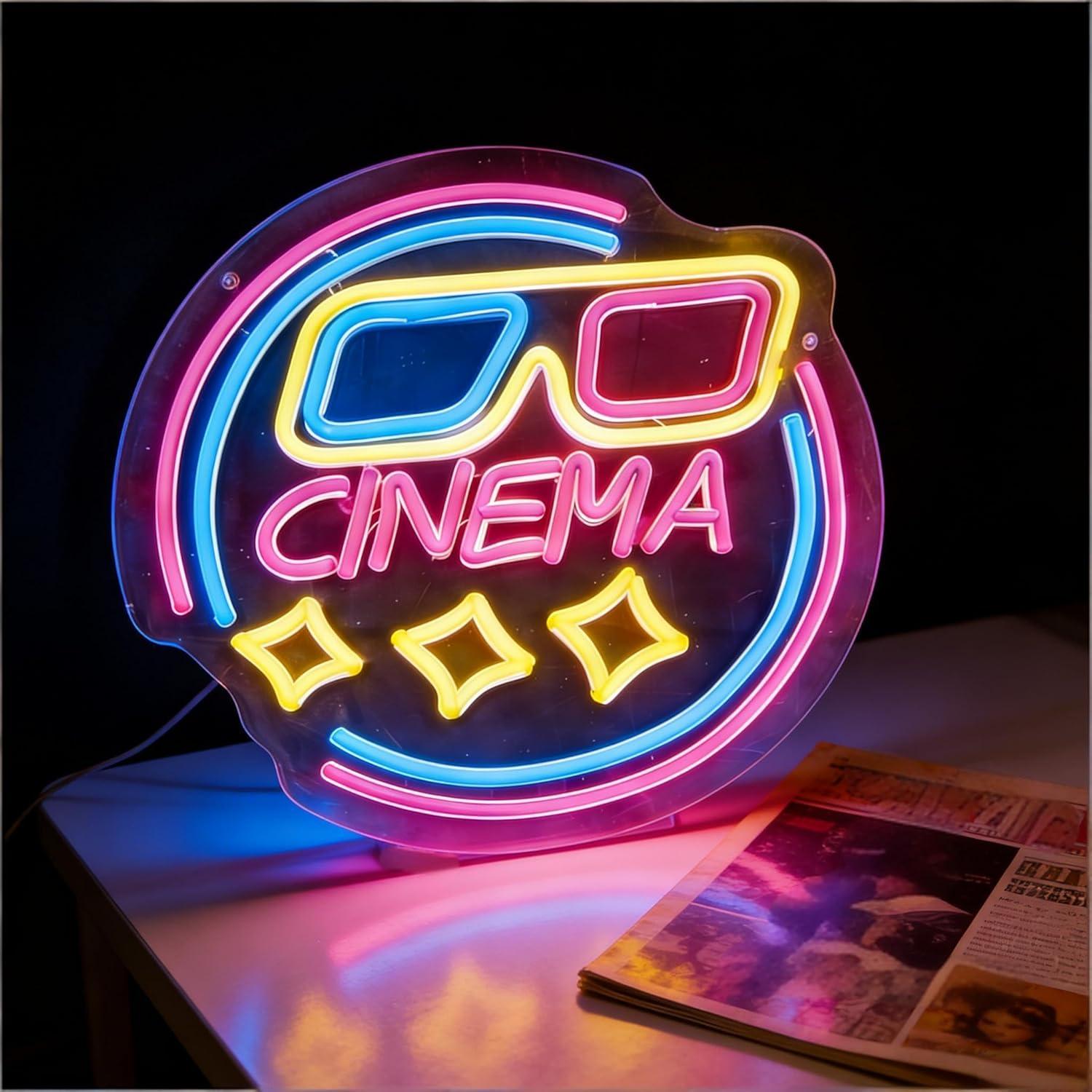Letrero Luminoso LED USB Regul - Home Cinema Wall Lights reseña y precio
