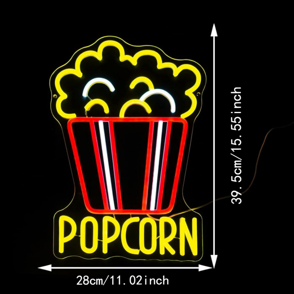 Letrero LED de neón brillante  - Home Cinema Wall Lights reseña y precio