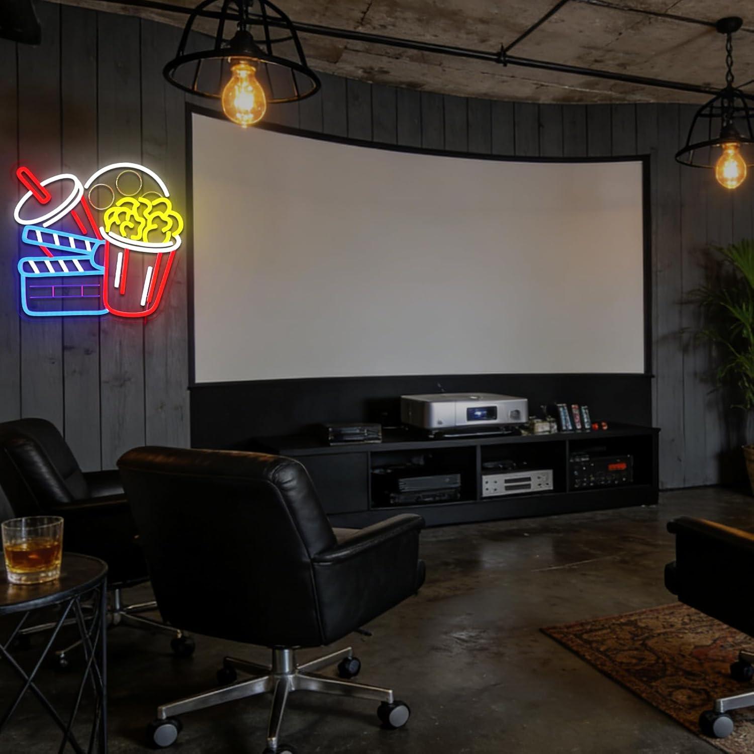 Letrero Luminoso LED Regulable - Home Cinema Wall Lights reseña y precio
