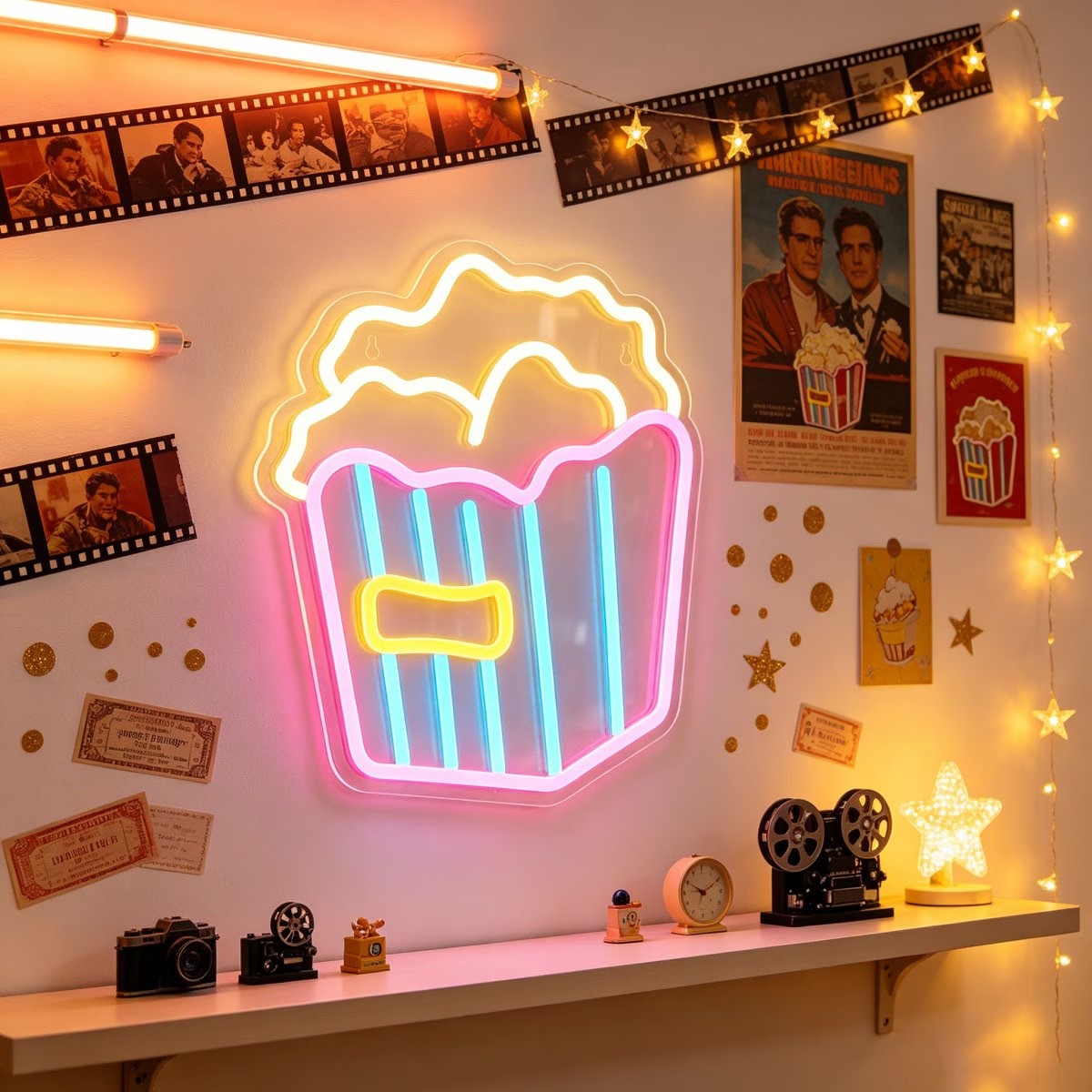 Letrero Luminoso LED de Palomi - Home Cinema Wall Lights reseña y precio