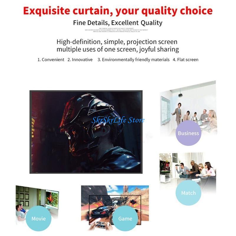 Pantalla proyección E65E 150 p - Home Cinema Projector Screen reseña y precio