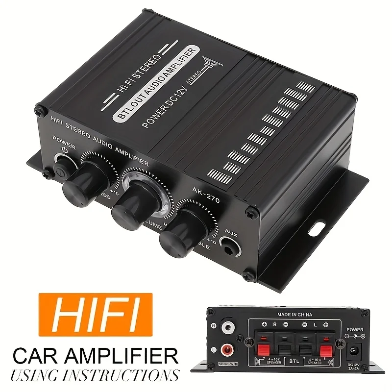 Mini Amplificador de Potencia  - Audio Home Cinema reseña y precio