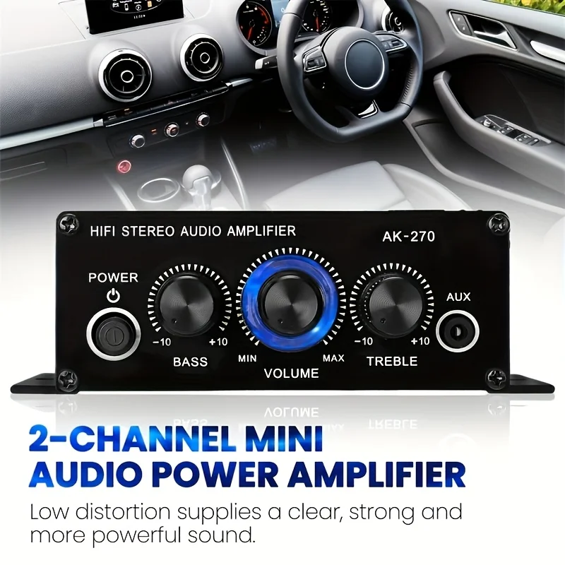 Mini Amplificador de Potencia  - Audio Home Cinema reseña y precio