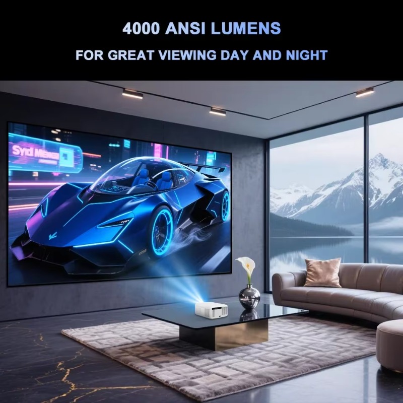 Proyector D10S 4K con Chip V66 - Home Cinema Projector Screen reseña y precio