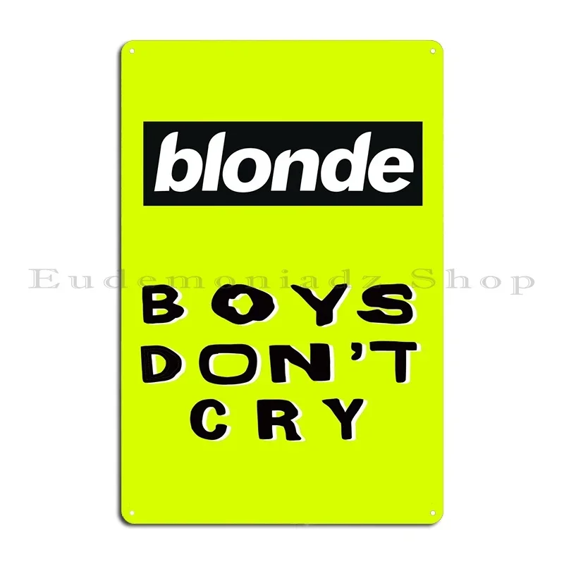 Letrero Metálico 'Boys Don't C - Home Cinema Wall Design reseña y precio