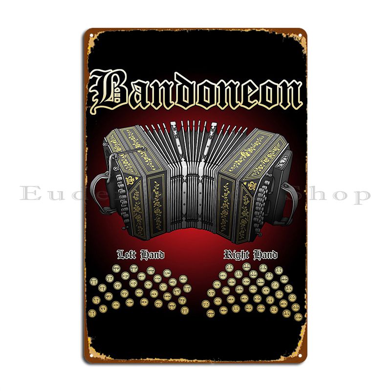 Póster de placa de Metal Bando - Home Cinema Wall Design reseña y precio