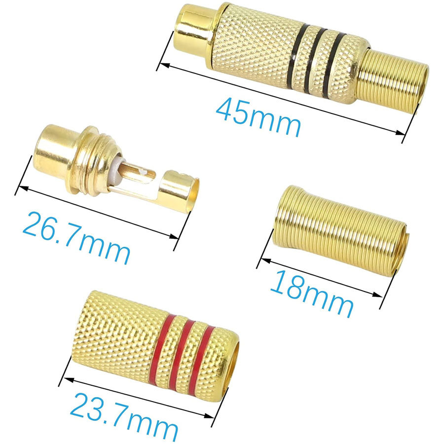 Conector de Audio y Video RCA  - Audio Home Cinema reseña y precio