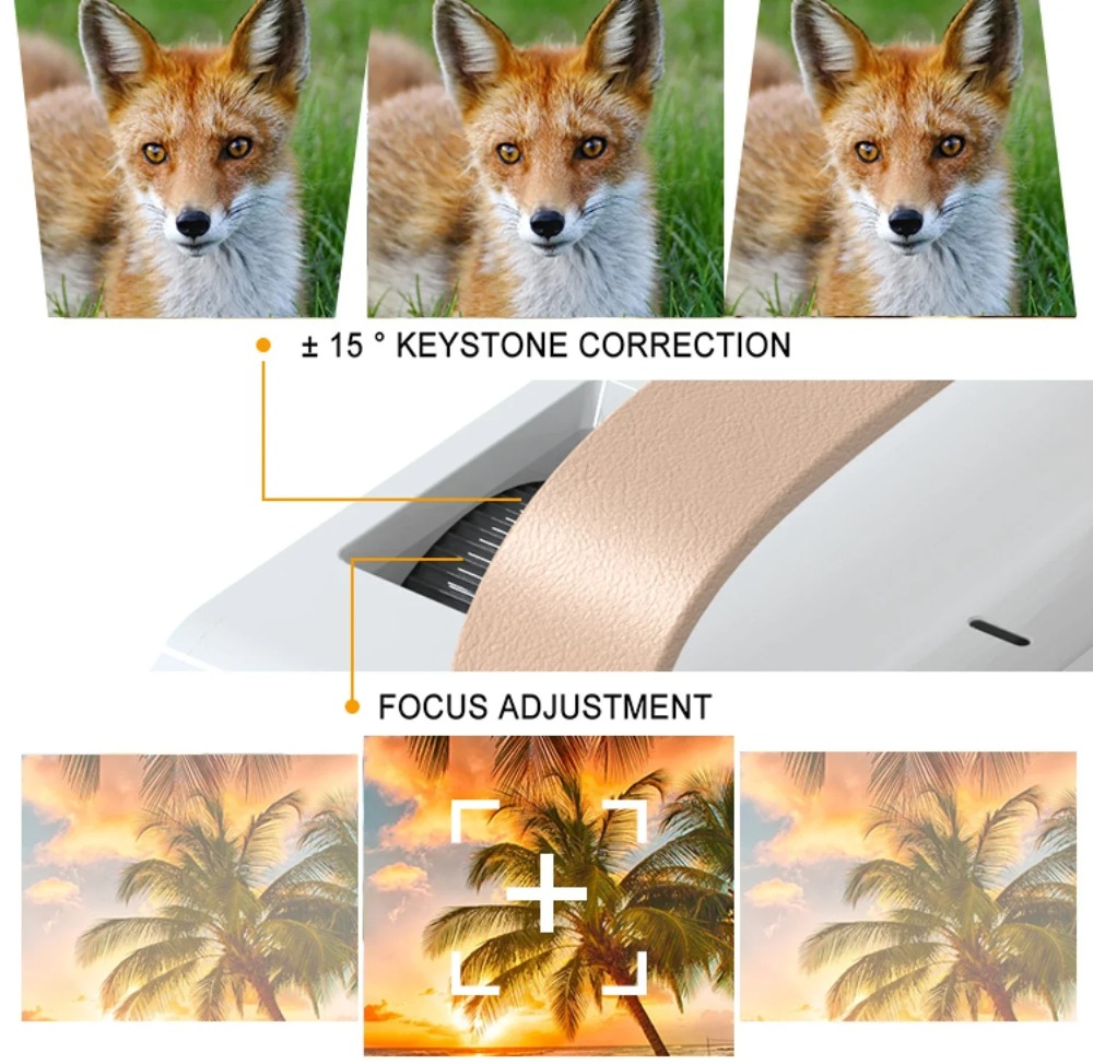 Proyector portátil inteligente - Home Cinema Projector 4K reseña y precio