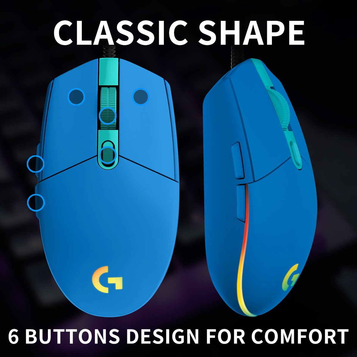 Ratón Logitech serie G203, rat - Logitech Home Cinema reseña y precio
